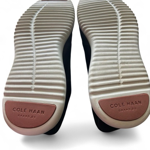 Cole Haan Navy Chukka Boots with White Sole - Picture 4 of 10